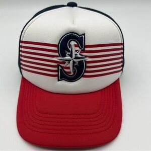 2025 Seattle Mariners SGA 4th of July celebration Trucker Hat